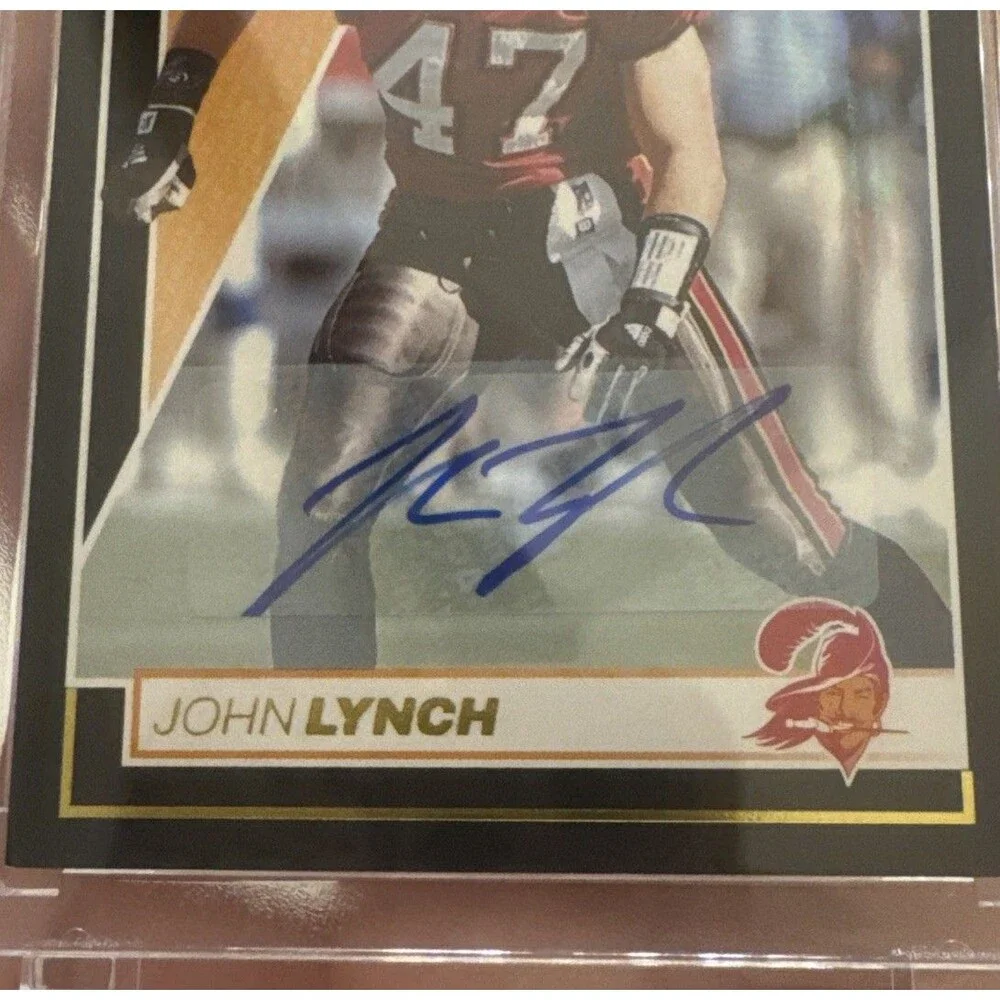 2024 Panini Zenith - John Lynch #95 Red Zone Autographs /99  Jersey #97/99